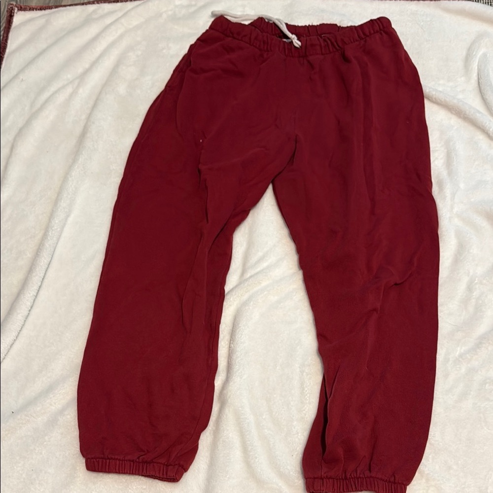 Red Jogger Pants